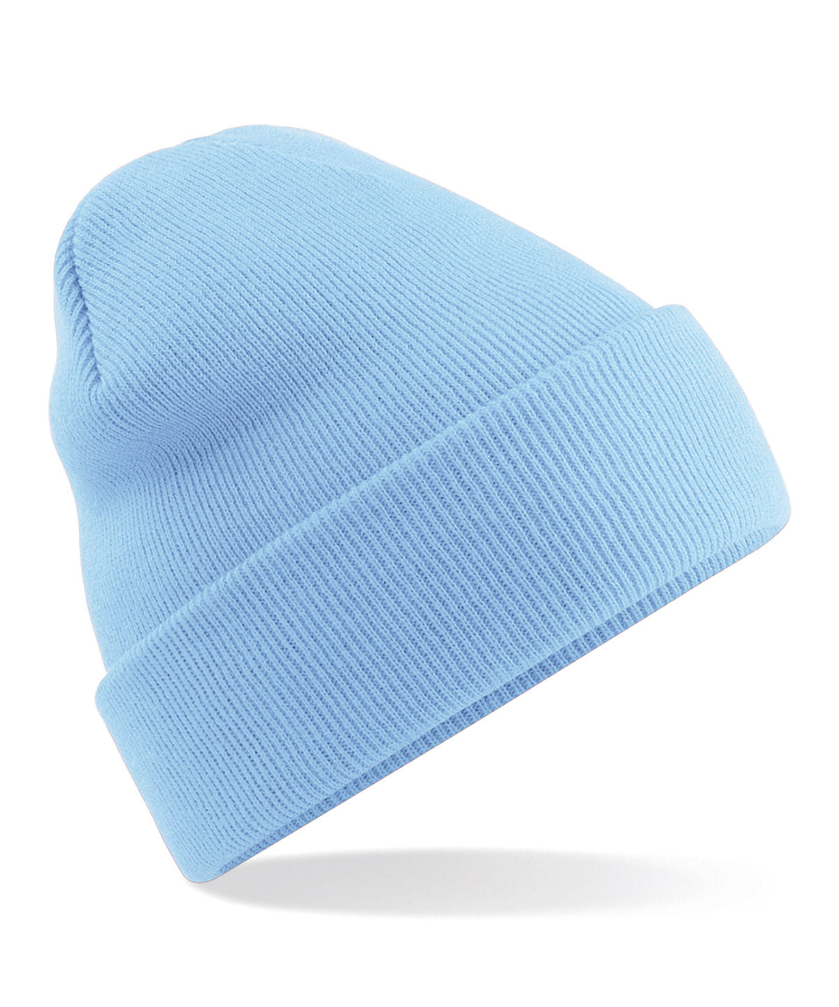 Sky Blue - Original cuffed beanie - GarmentEmbroidery