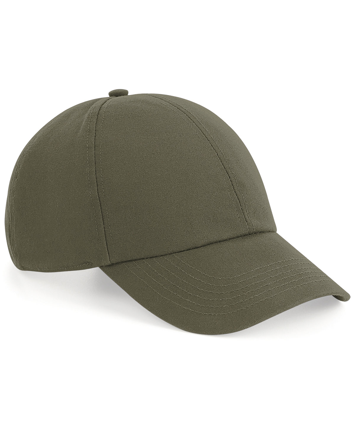 Olive Green - Organic cotton 6-panel cap - GarmentEmbroidery