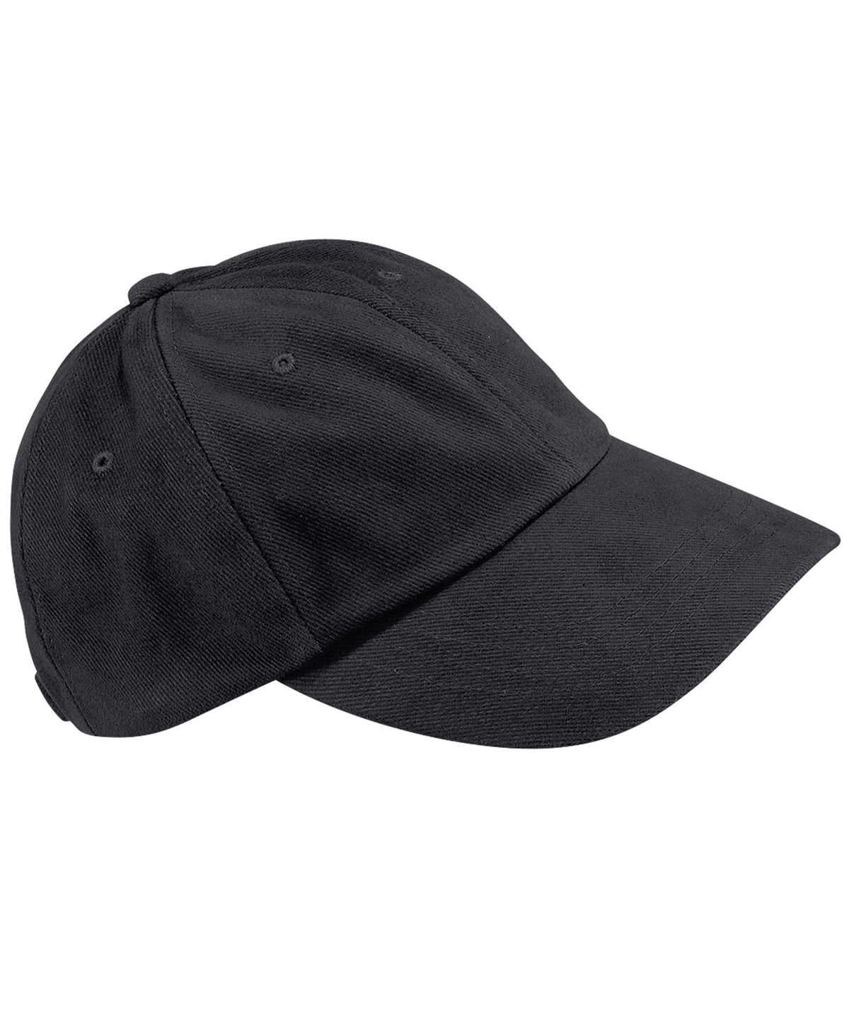 Black - Low-profile heavy brushed cotton cap - GarmentEmbroidery