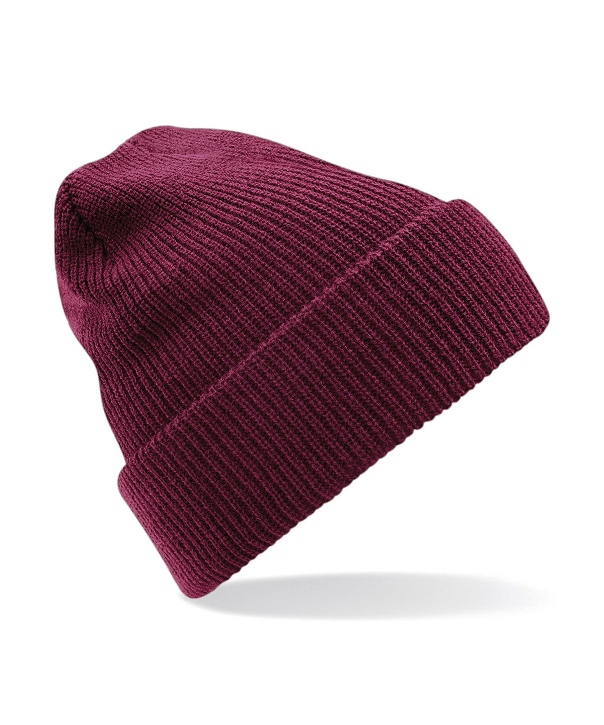 Burgundy - Heritage beanie - GarmentEmbroidery