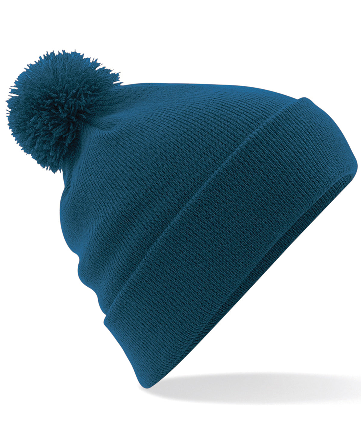 Petrol - Original pom pom beanie - GarmentEmbroidery