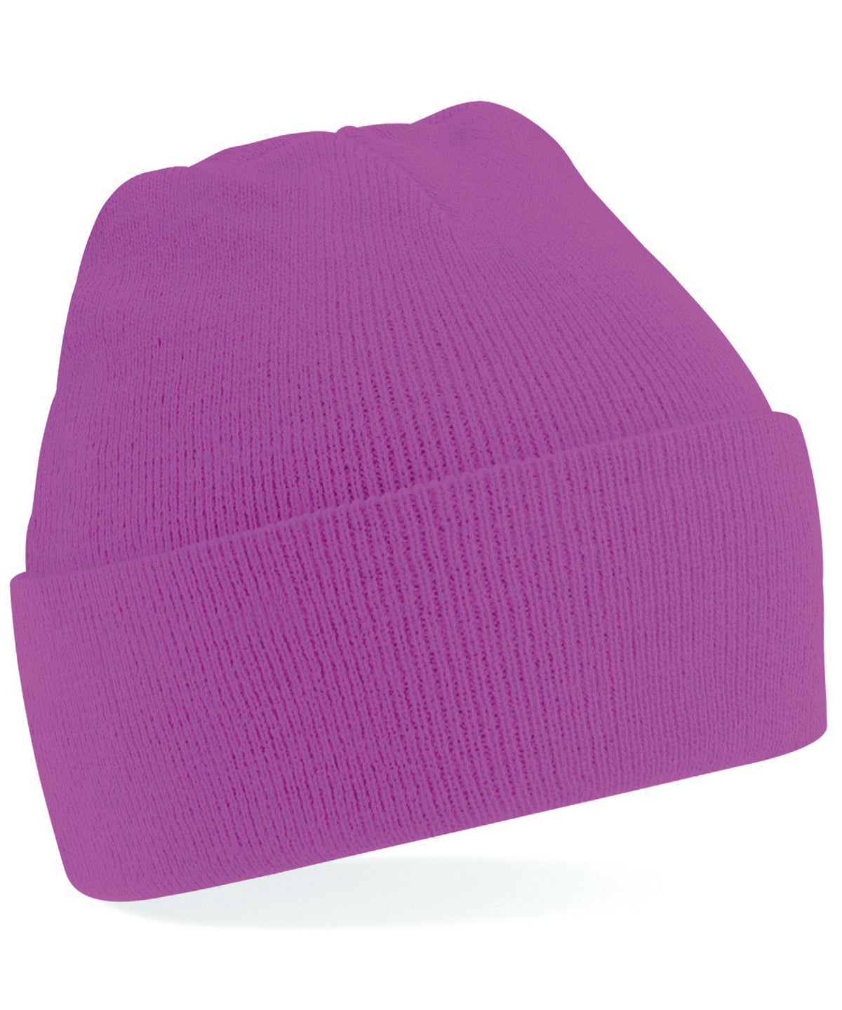 Fuchsia - Junior original cuffed beanie - GarmentEmbroidery