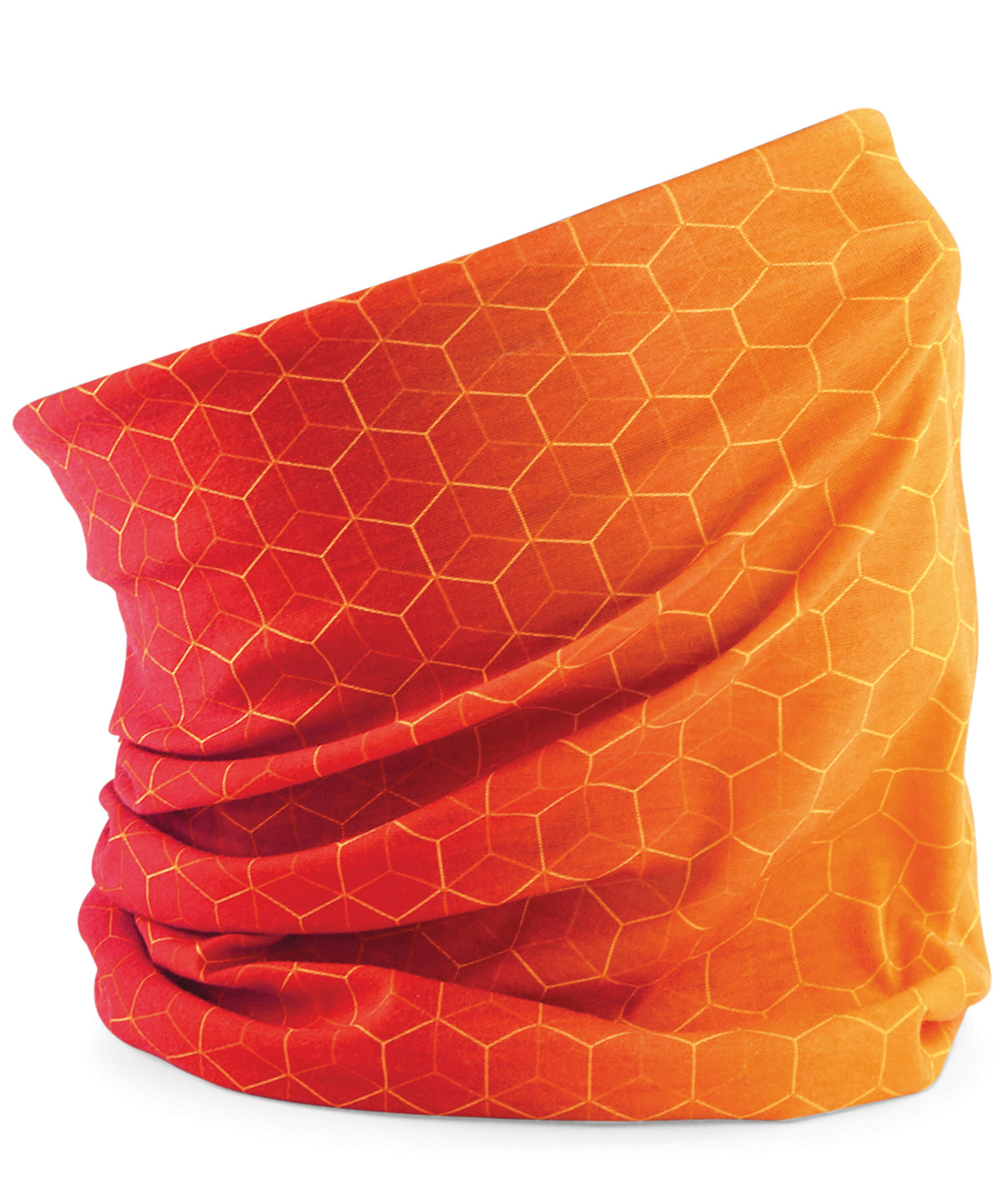 Geo Orange - Morf® geometric - GarmentEmbroidery