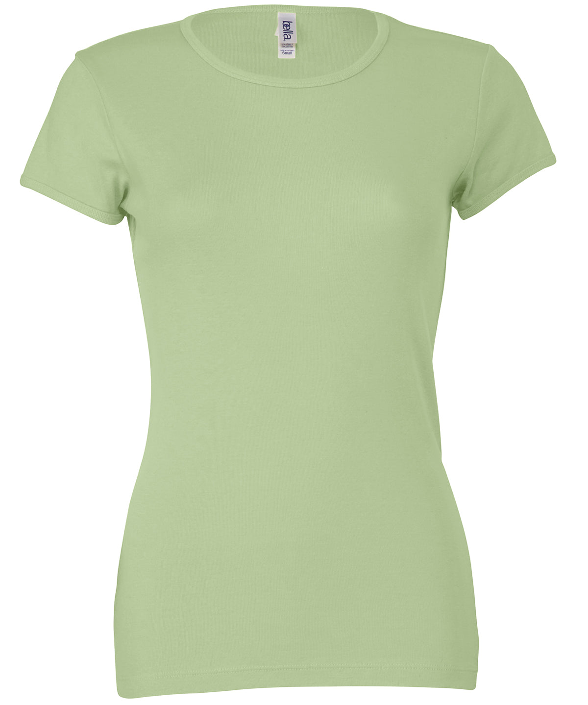 Moss Green - Baby rib short sleeve crew neck t-shirt - GarmentEmbroidery