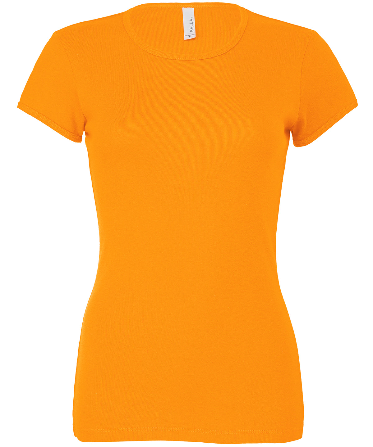 OrangeSorbet - Baby rib short sleeve crew neck t-shirt - GarmentEmbroidery