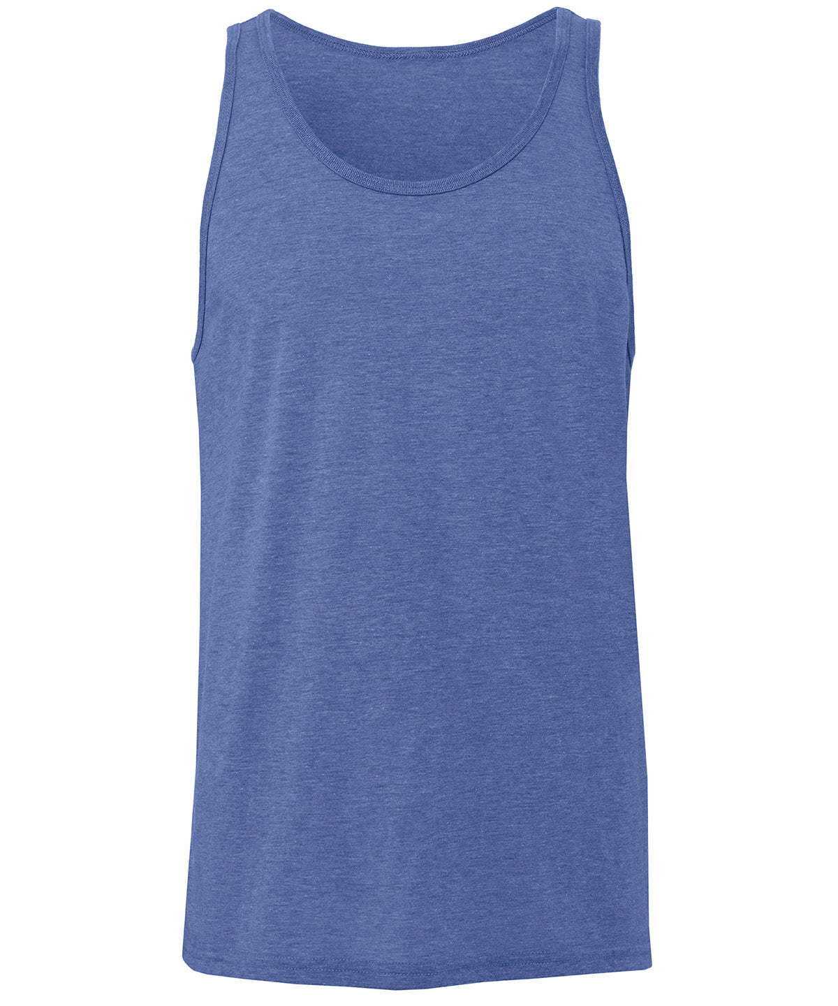 Blue Triblend - Unisex Jersey tank top - GarmentEmbroidery