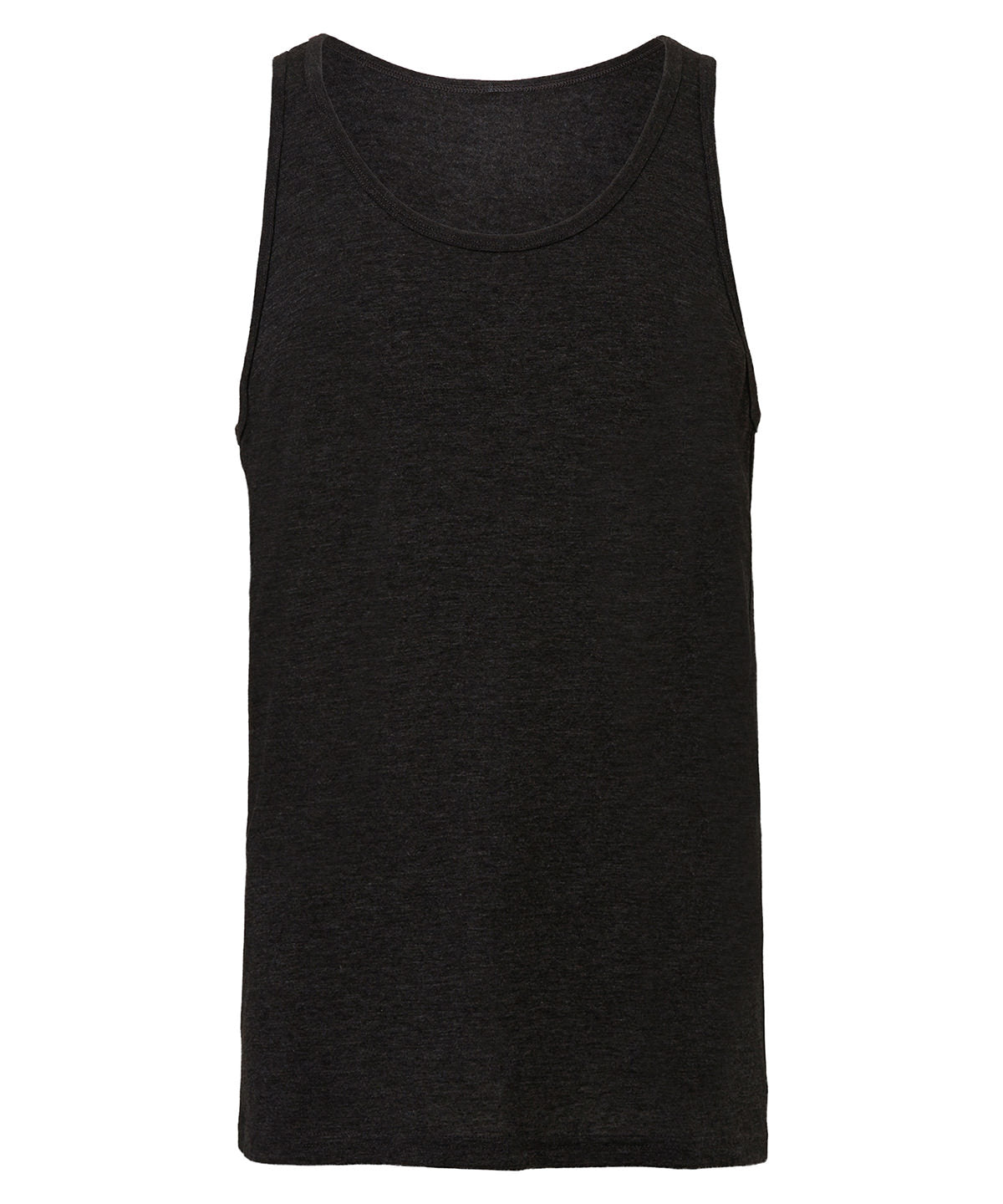 Charcoal-Black Triblend - Unisex Jersey tank top - GarmentEmbroidery