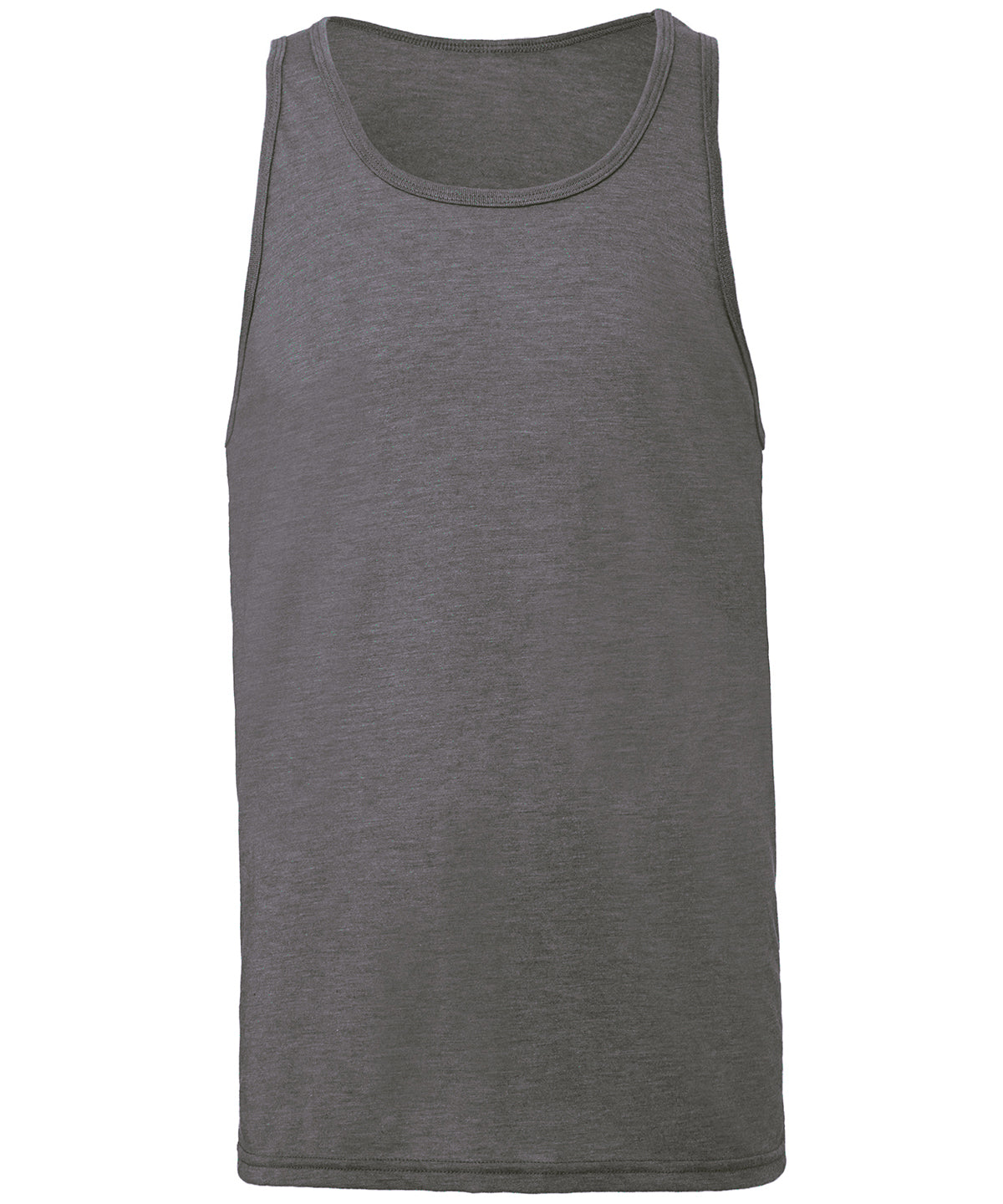 Grey Triblend - Unisex Jersey tank top - GarmentEmbroidery
