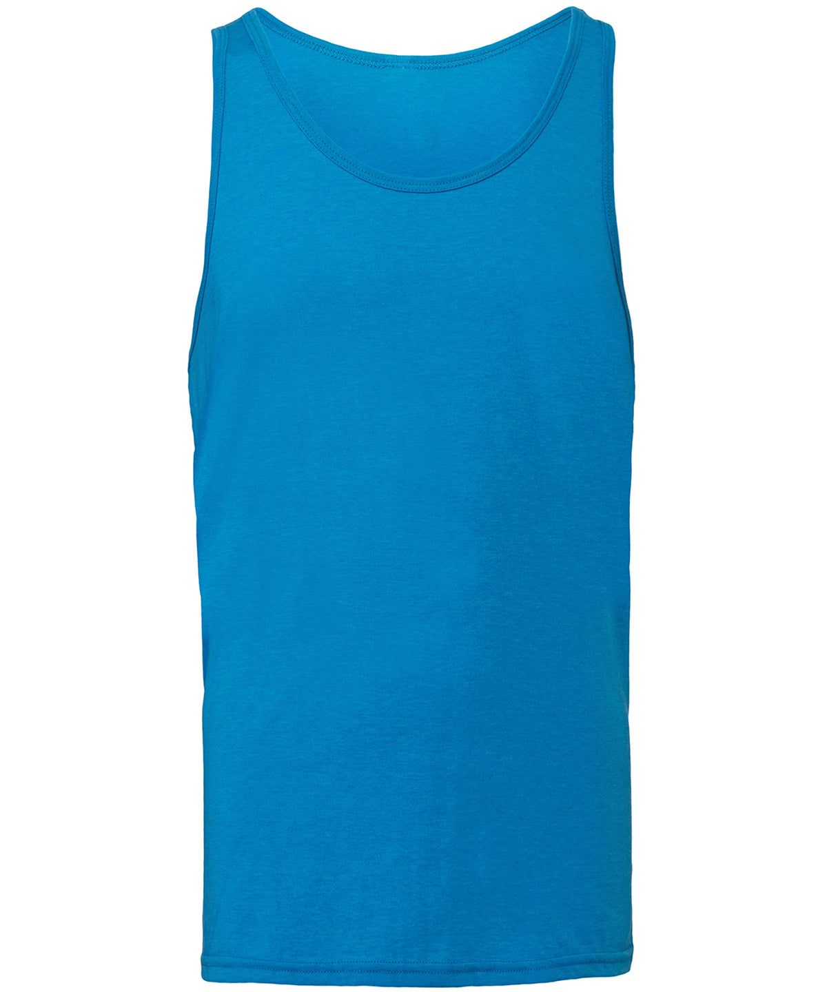 Neon Blue - Unisex Jersey tank top - GarmentEmbroidery