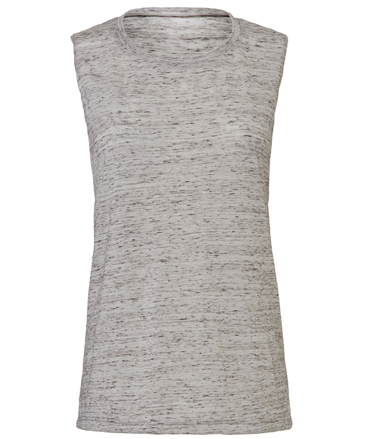 White/Marble - Flowy scoop muscle t-shirt - GarmentEmbroidery