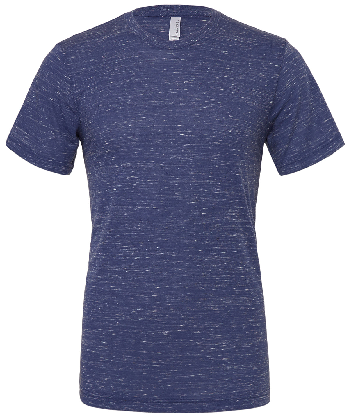 Navy Marble - Unisex polycotton short sleeve t-shirt - GarmentEmbroidery