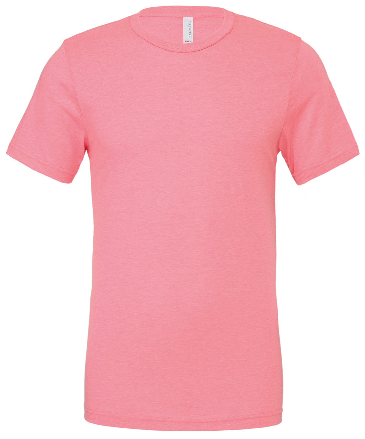 Neon Pink - Unisex polycotton short sleeve t-shirt - GarmentEmbroidery