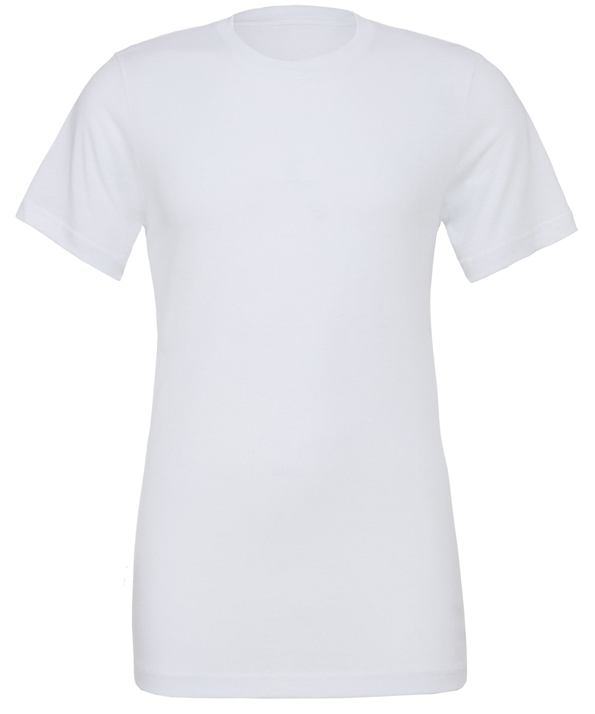 White - Unisex polycotton short sleeve t-shirt - GarmentEmbroidery
