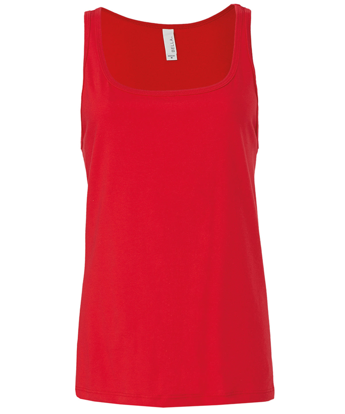 Red - Women's relaxed Jersey tank top - GarmentEmbroidery