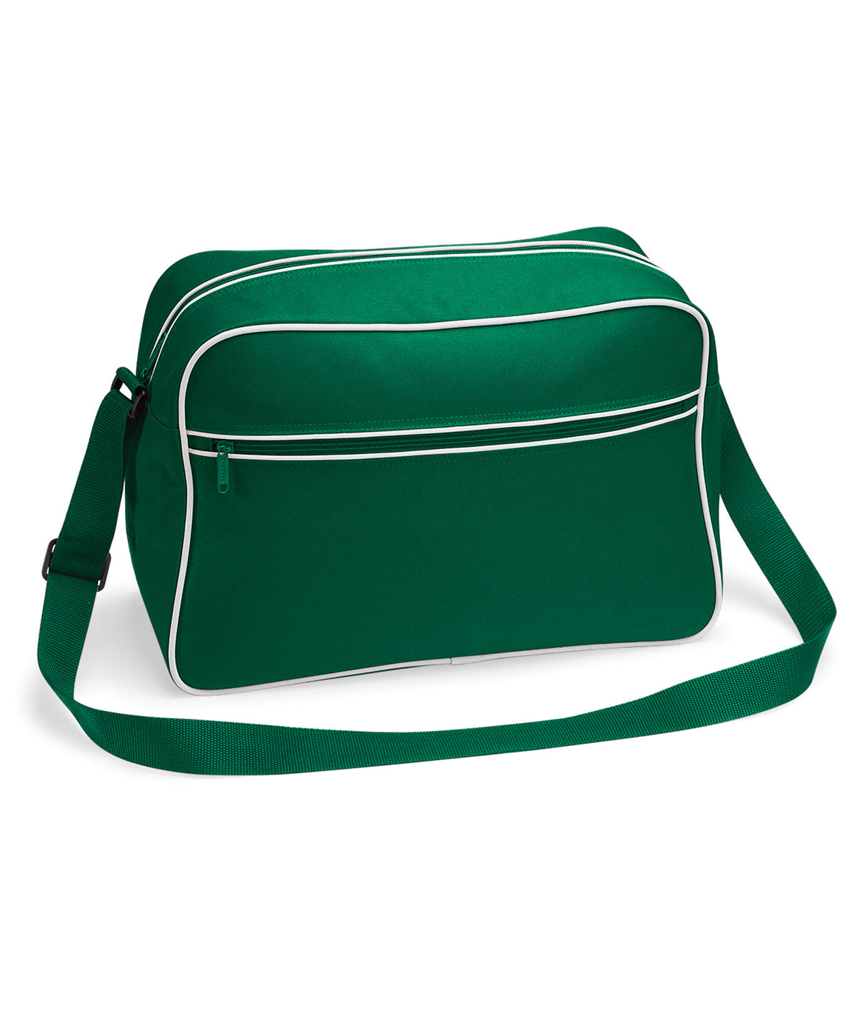 Bottle Green - Retro shoulder bag - GarmentEmbroidery