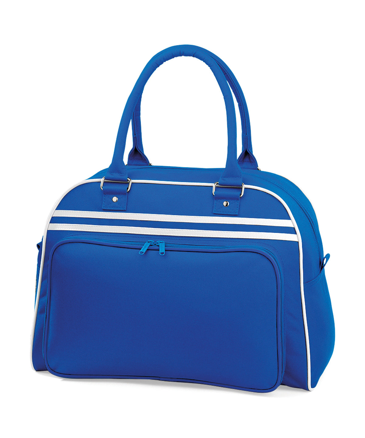 Bright Royal/White - Retro bowling bag - GarmentEmbroidery