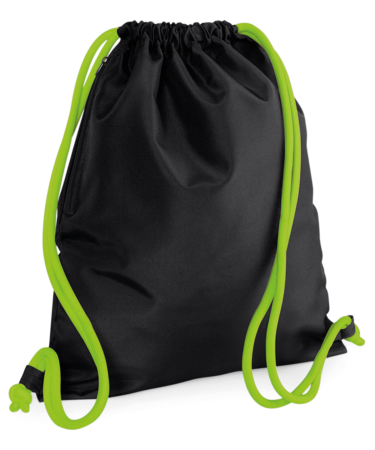 Black/Lime Green - Icon gymsac - GarmentEmbroidery