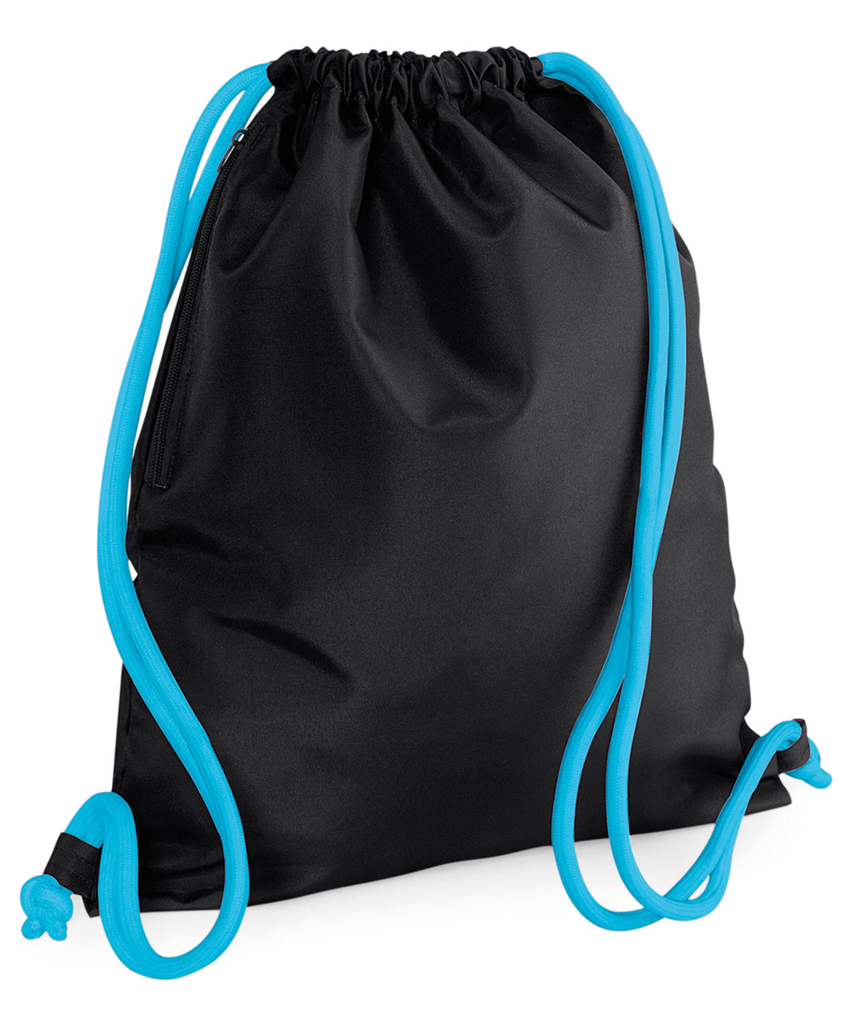 Black/Surf Blue - Icon gymsac - GarmentEmbroidery