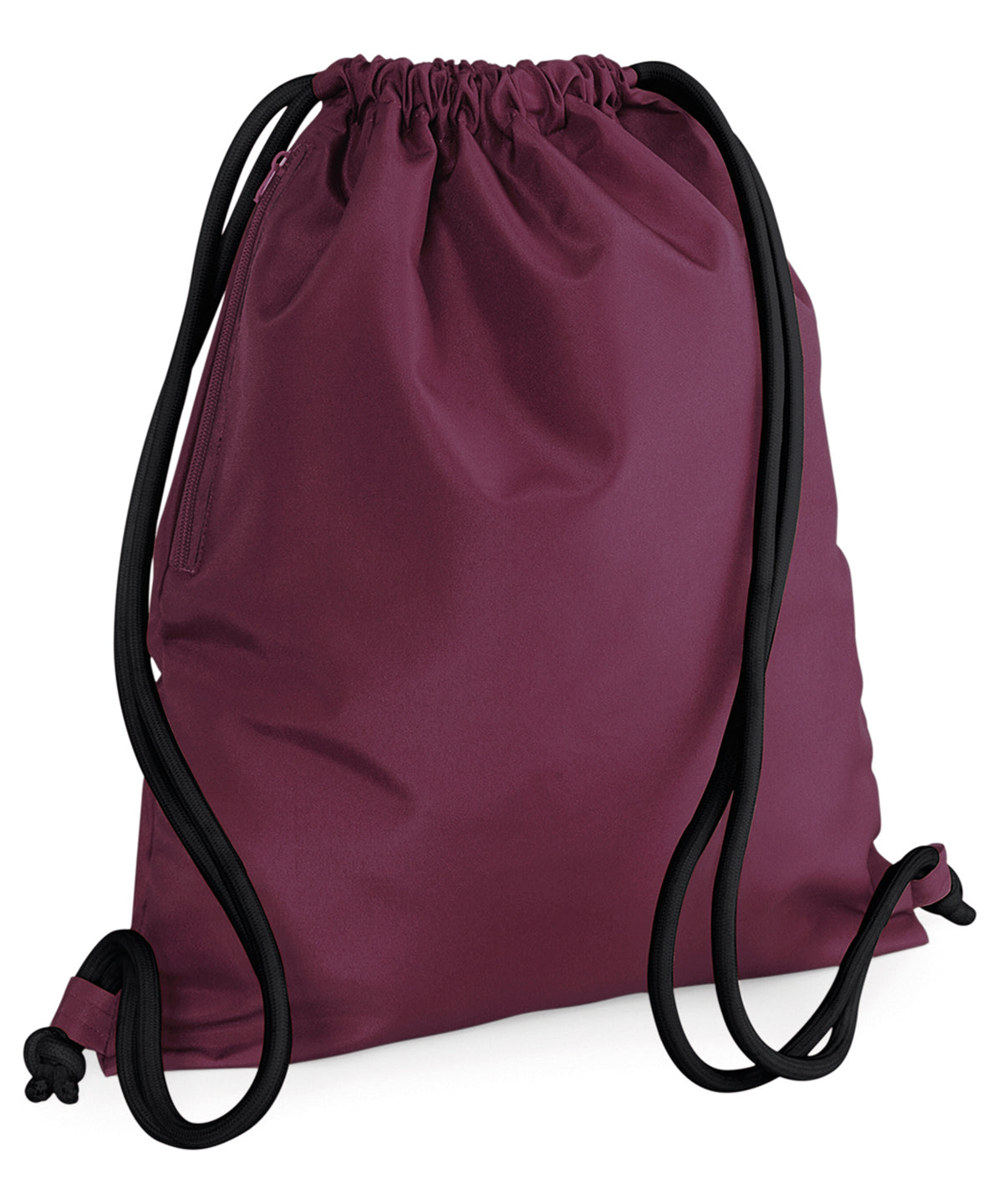 Burgundy/Black - Icon gymsac - GarmentEmbroidery