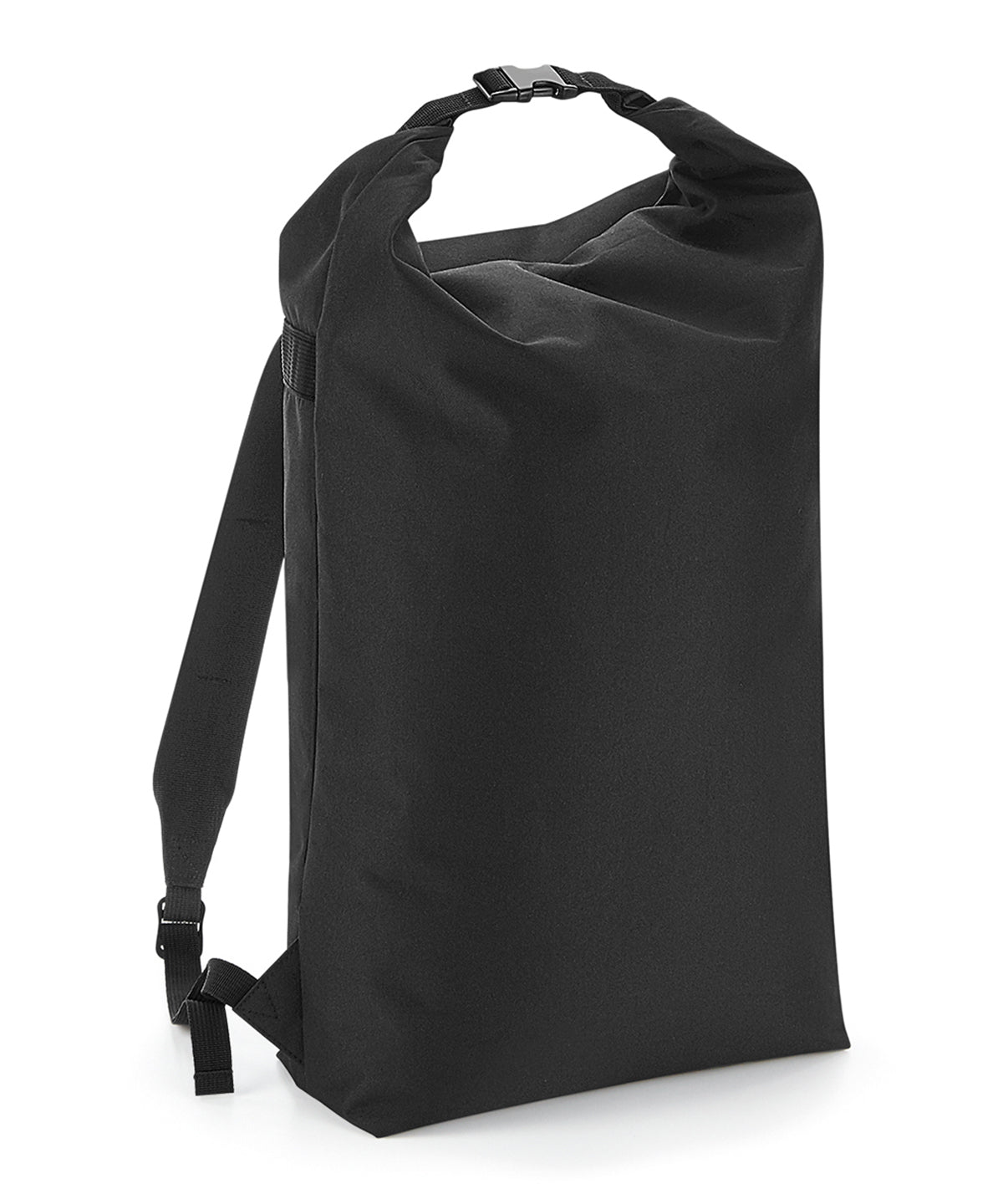 Black - Icon roll-top backpack - GarmentEmbroidery