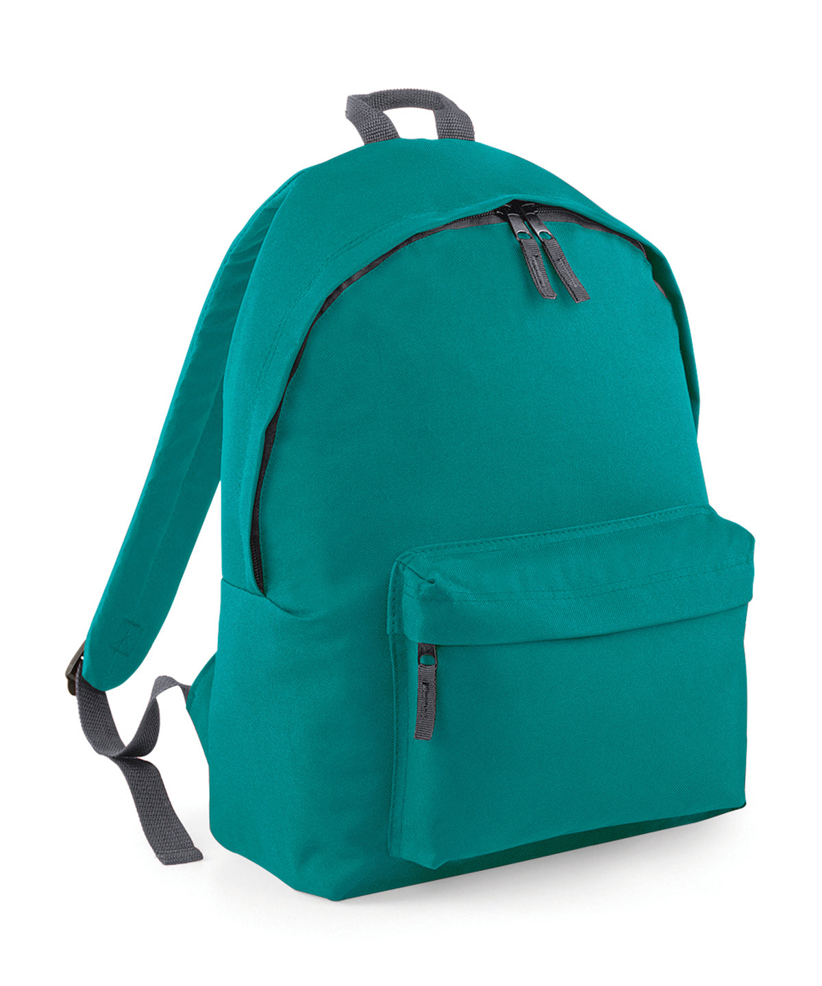 Emerald/Graphite Grey - Original fashion backpack - GarmentEmbroidery