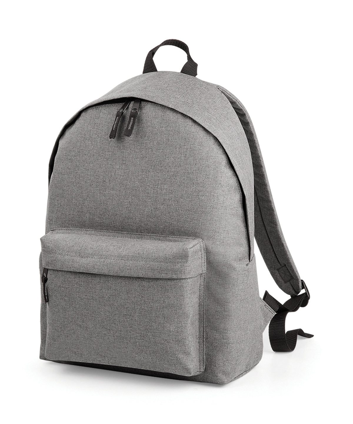 Grey Marl - Two-tone fashion backpack - GarmentEmbroidery