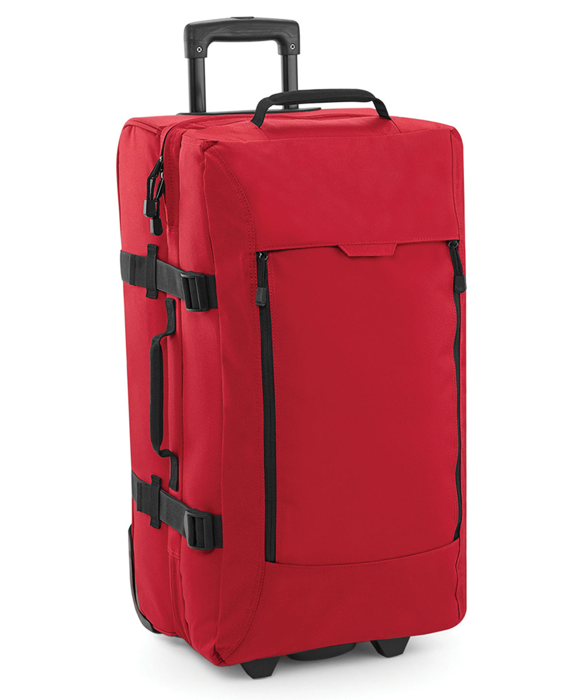 Classic Red - Escape dual-layer medium cabin wheelie - GarmentEmbroidery
