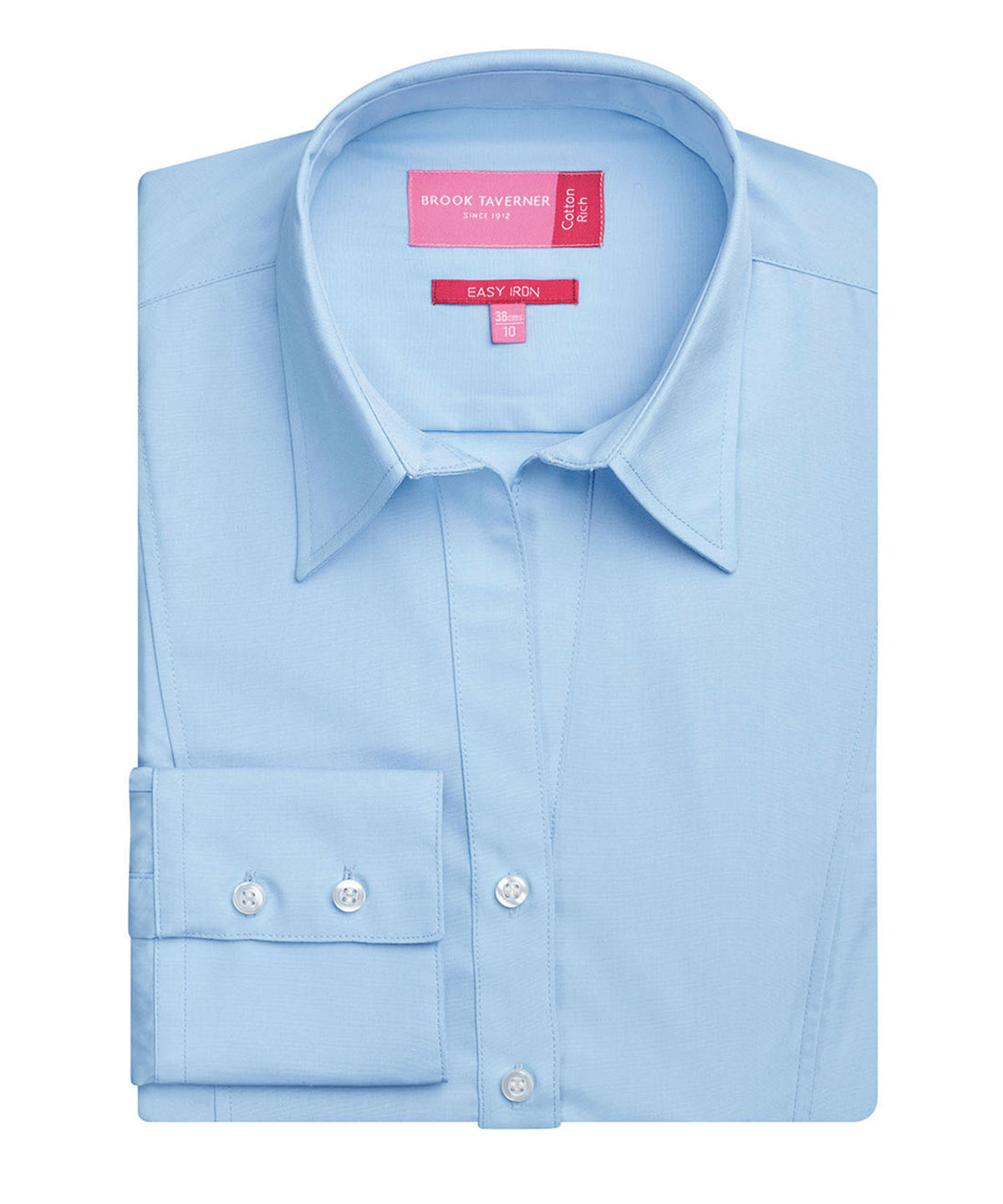 Blue - Women's Palena long sleeve blouse - GarmentEmbroidery