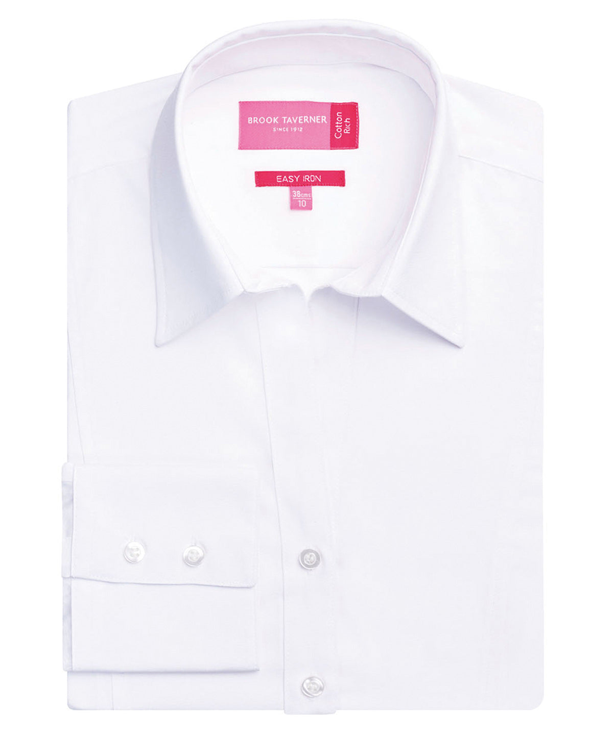 White - Women's Palena long sleeve blouse - GarmentEmbroidery