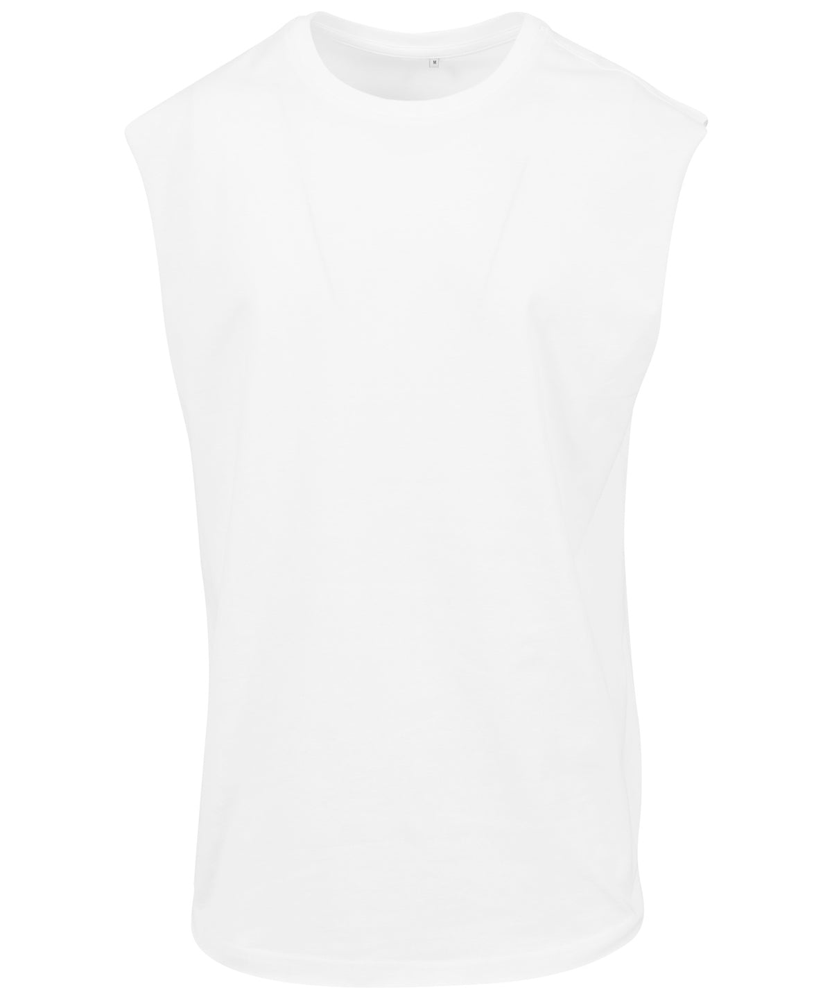 White - Sleeveless tee - GarmentEmbroidery