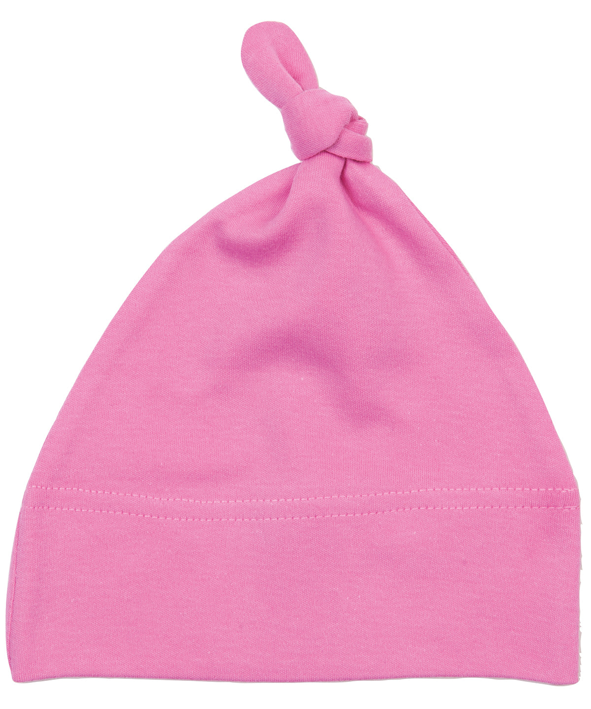 Bubblegum Pink - Baby one-knot hat - GarmentEmbroidery