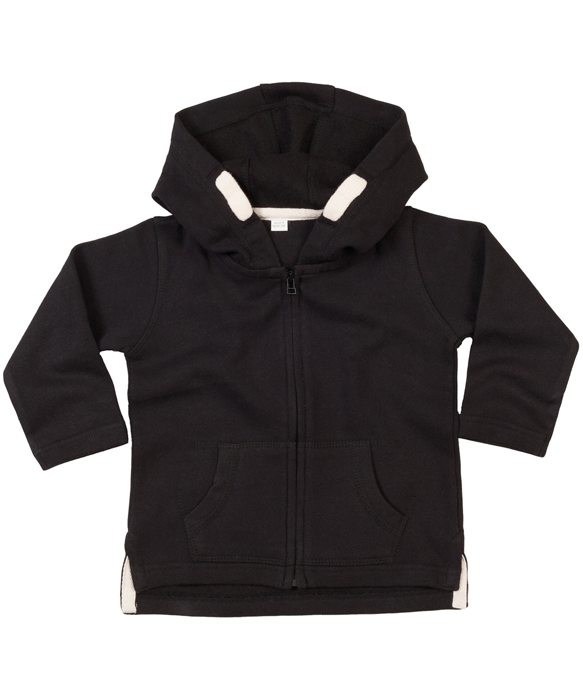 Black - Baby hoodie - GarmentEmbroidery