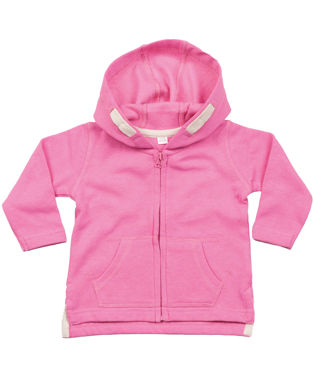 Bubblegum Pink - Baby hoodie - GarmentEmbroidery