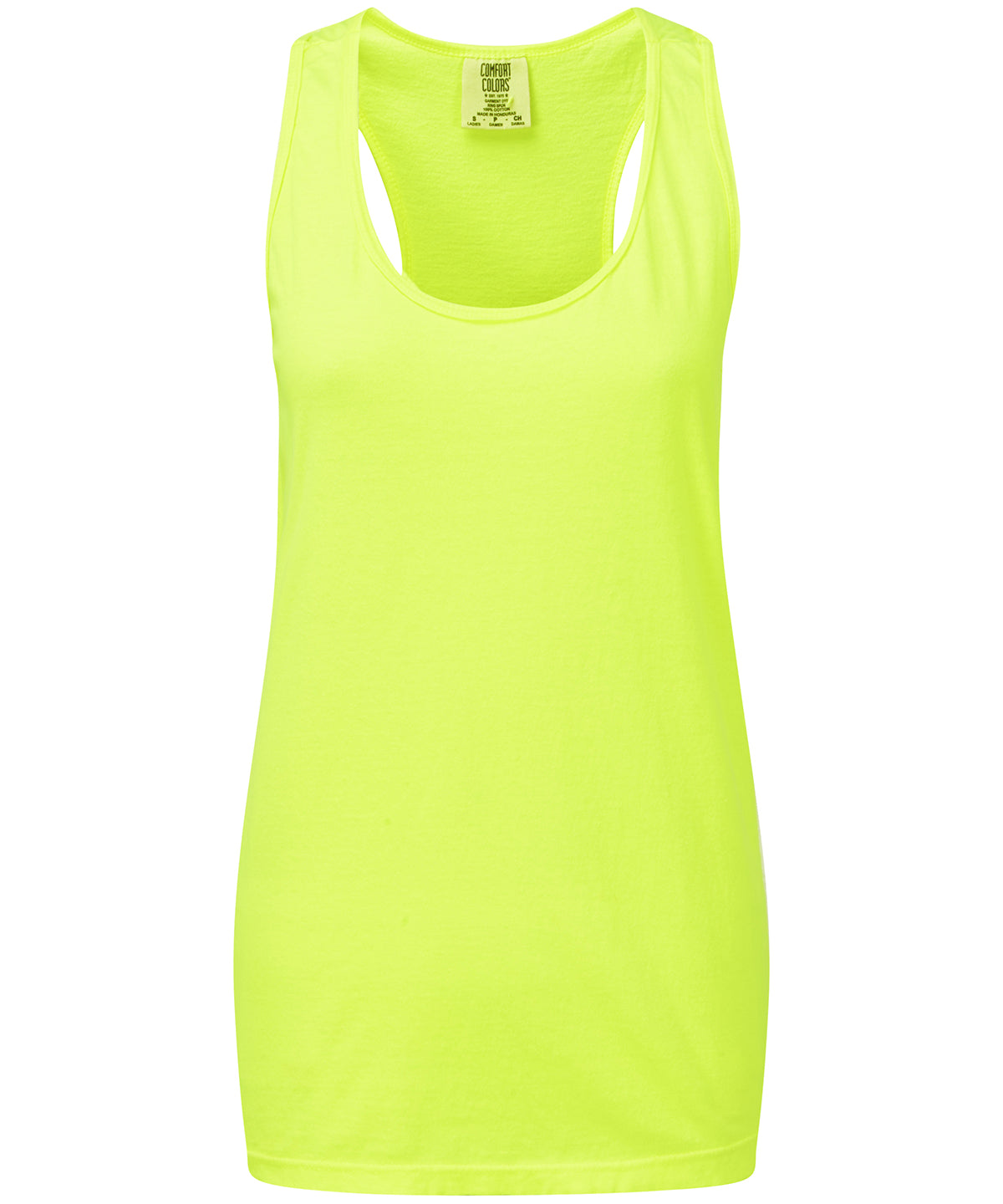 Neon Yellow - Women's lightweight racerback tank top - GarmentEmbroidery