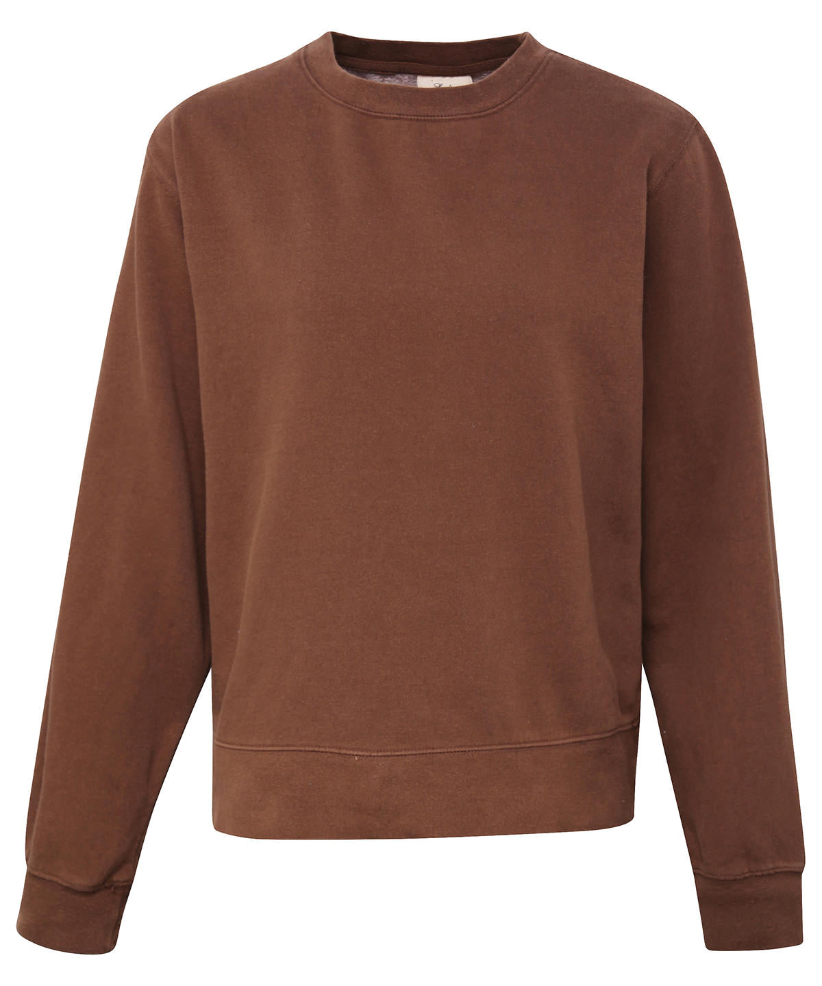 Brown - Women's crew neck sweatshirt - GarmentEmbroidery