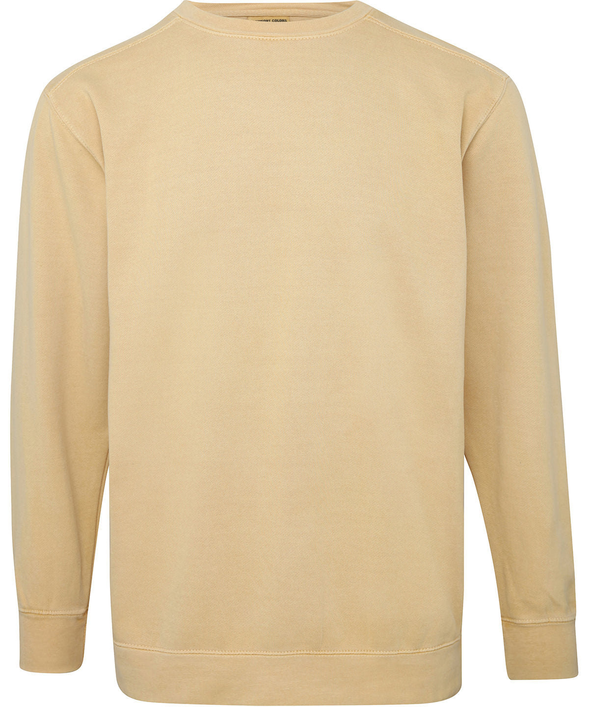 Mustard - Adult crew neck sweatshirt - GarmentEmbroidery