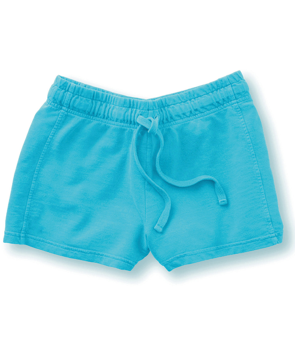 Lagoon Blue - Women's French terry shorts - GarmentEmbroidery