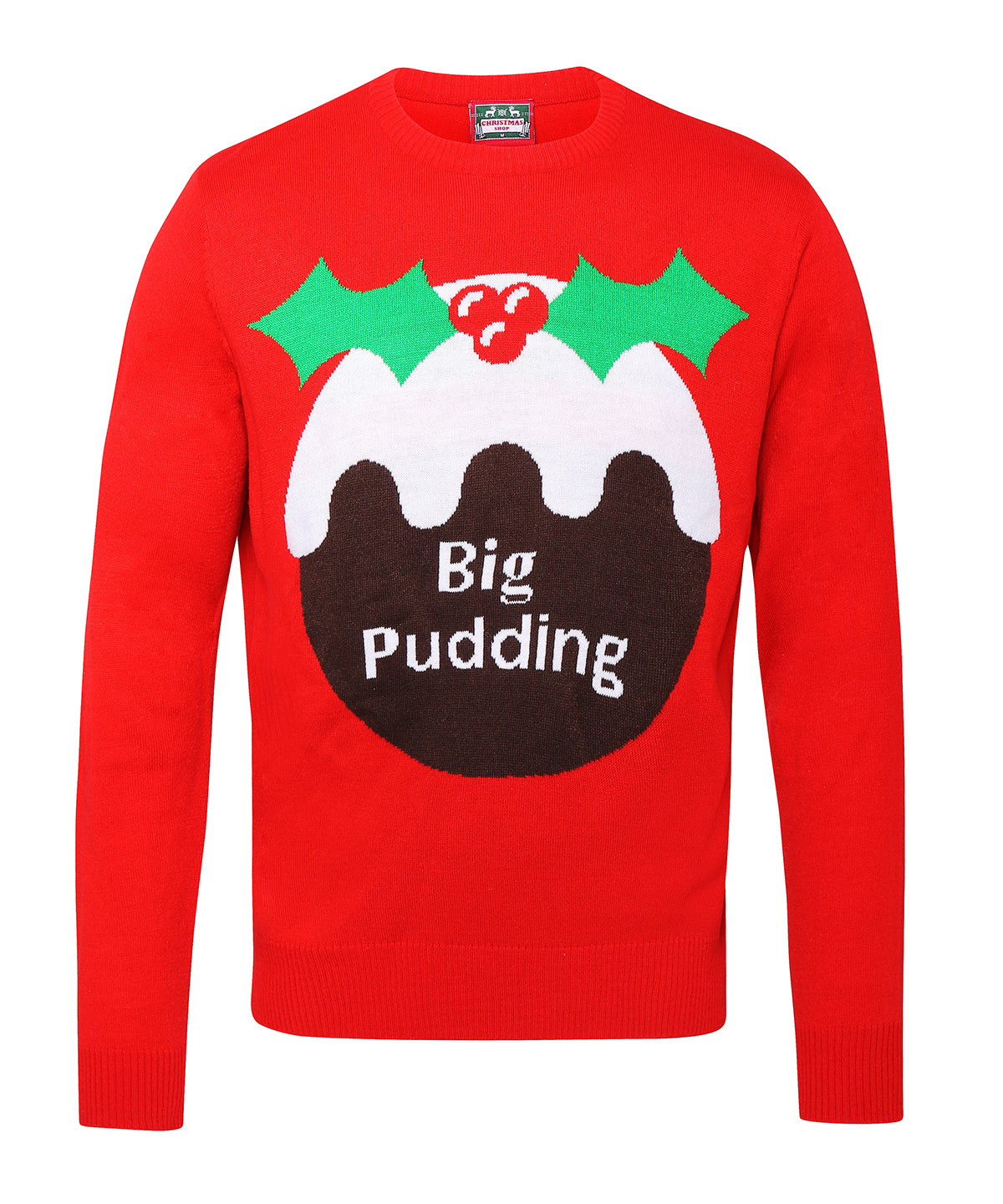 Red - Adults big pudding jumper - GarmentEmbroidery