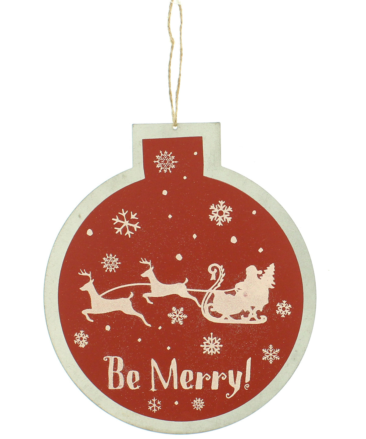 Red Be Merry - Christmas ball signs - GarmentEmbroidery