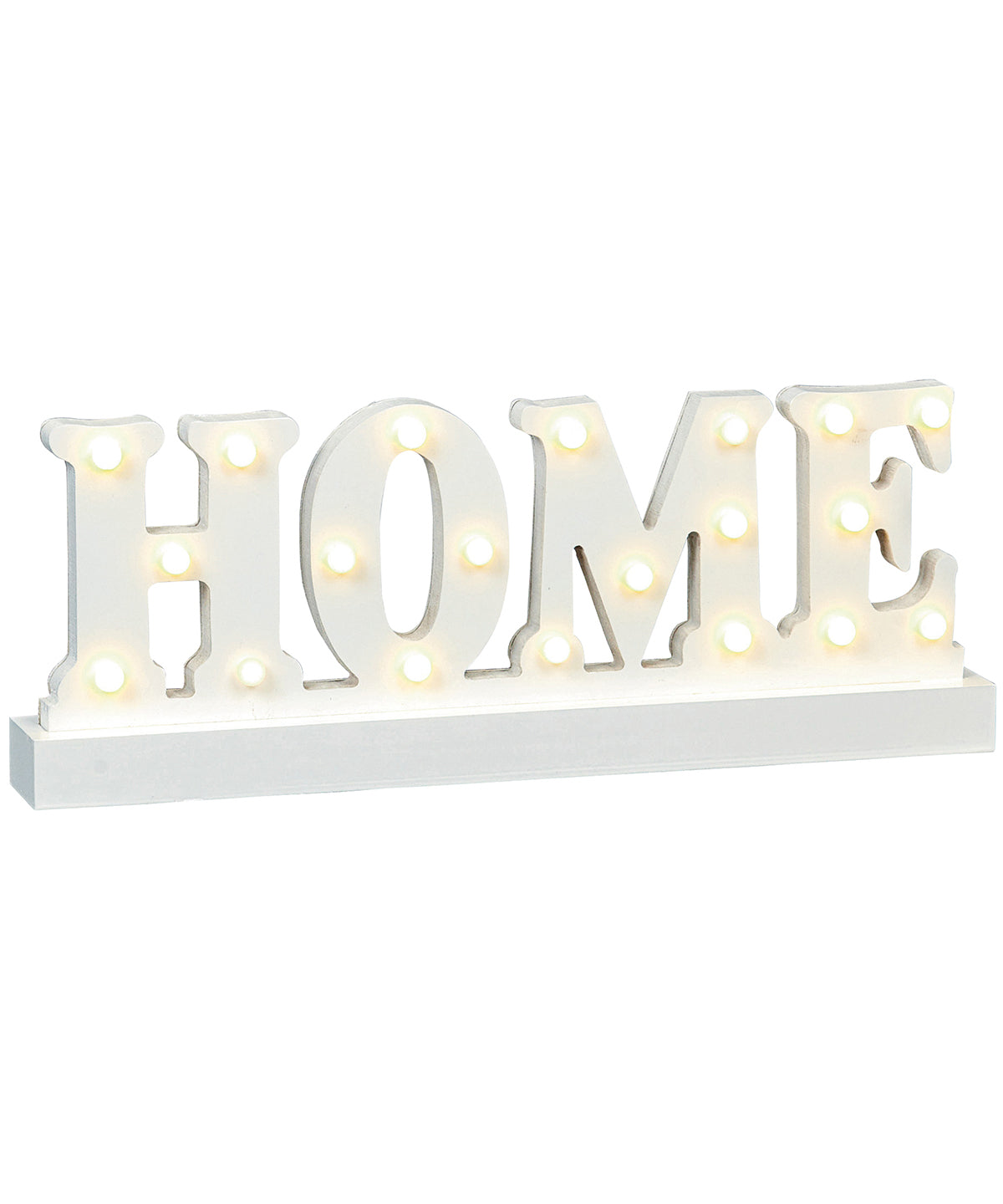 Home - Wooden lit sign - GarmentEmbroidery