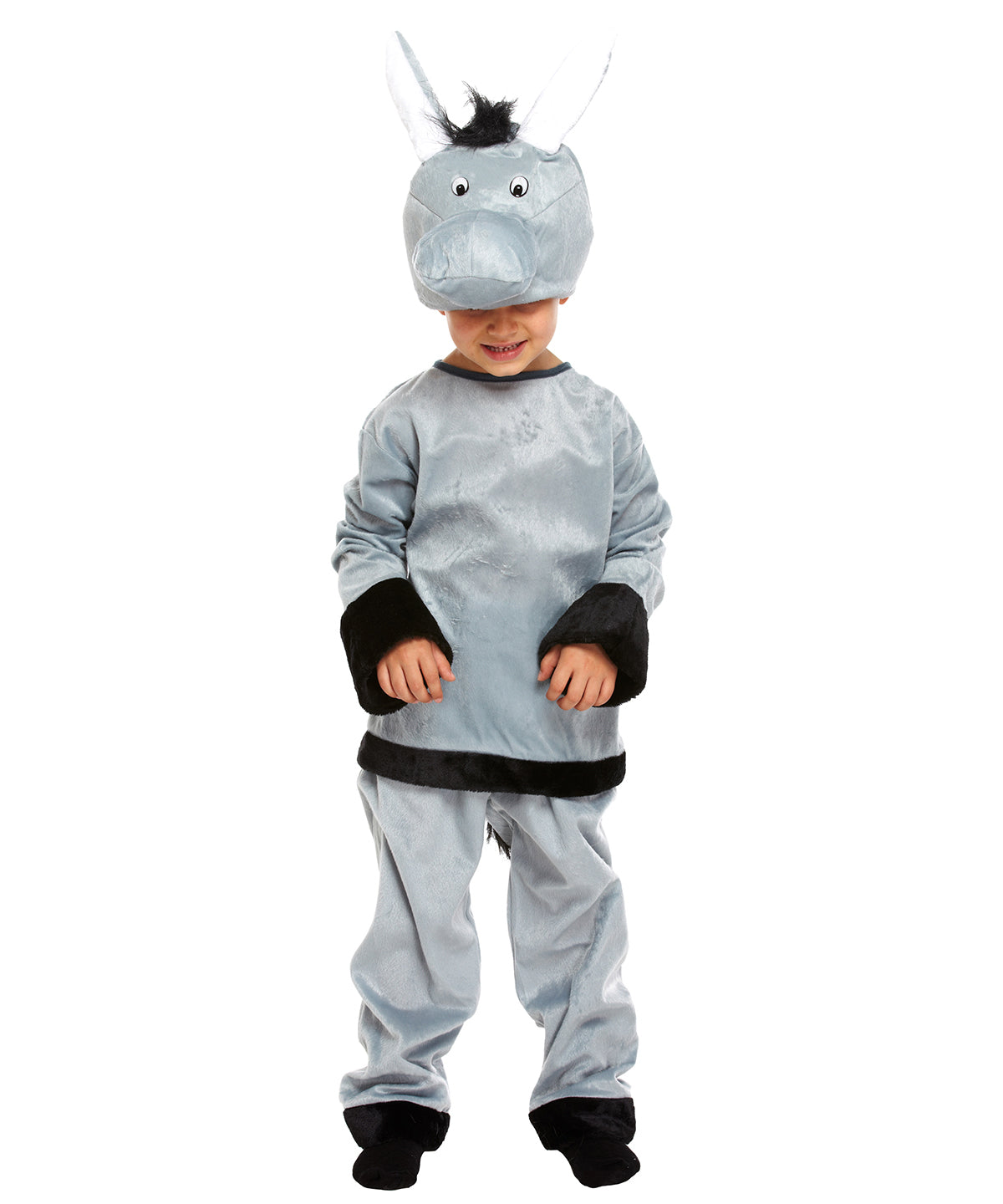 Grey - Kids donkey fancy dress - GarmentEmbroidery