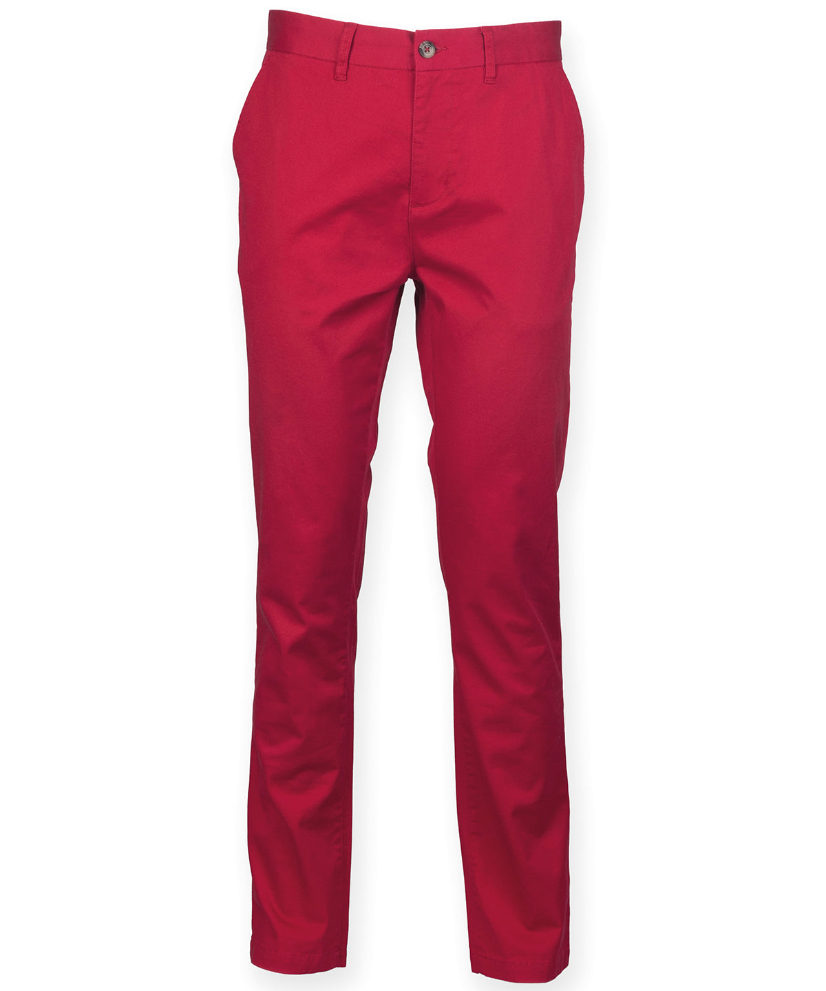 Vintage Red - Stretch chinos - GarmentEmbroidery