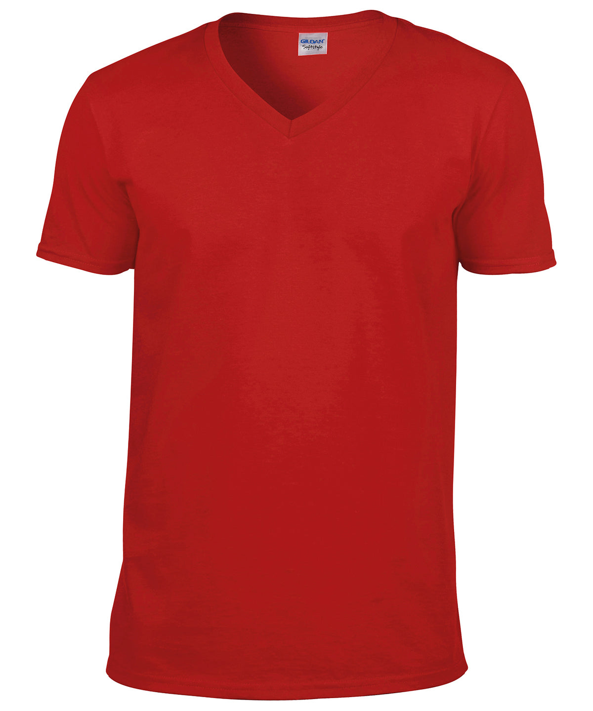 Red - Softstyle™ v-neck t-shirt - GarmentEmbroidery
