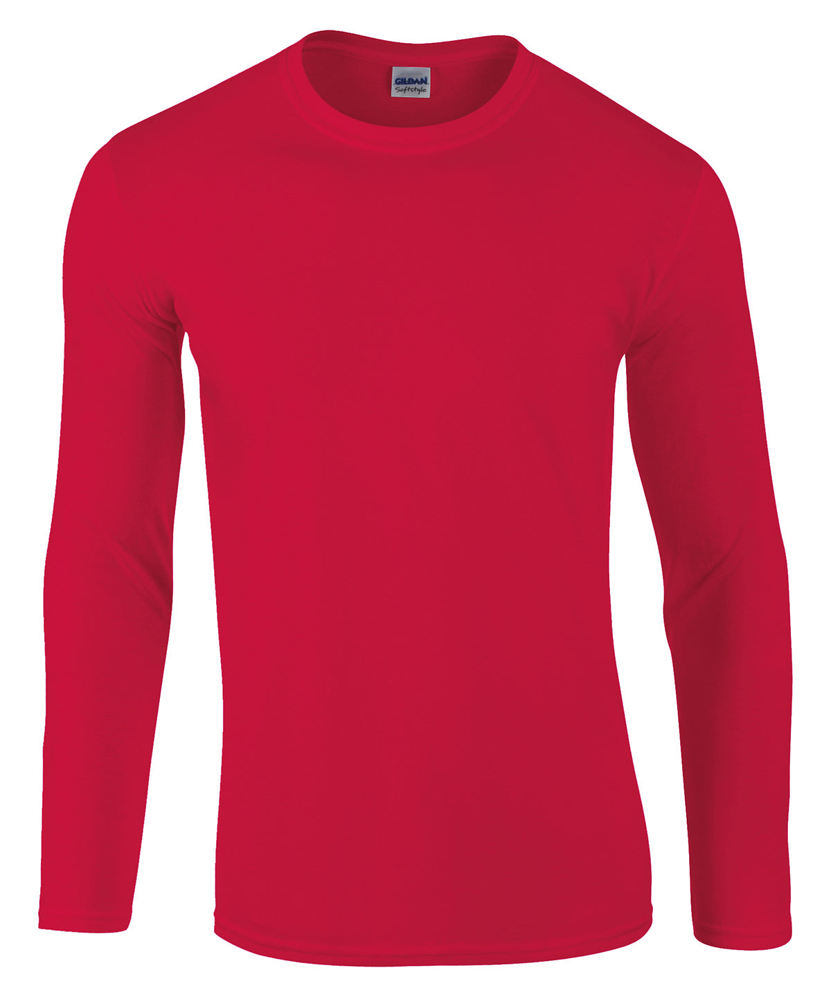 Red - Softstyle™ long sleeve t-shirt - GarmentEmbroidery