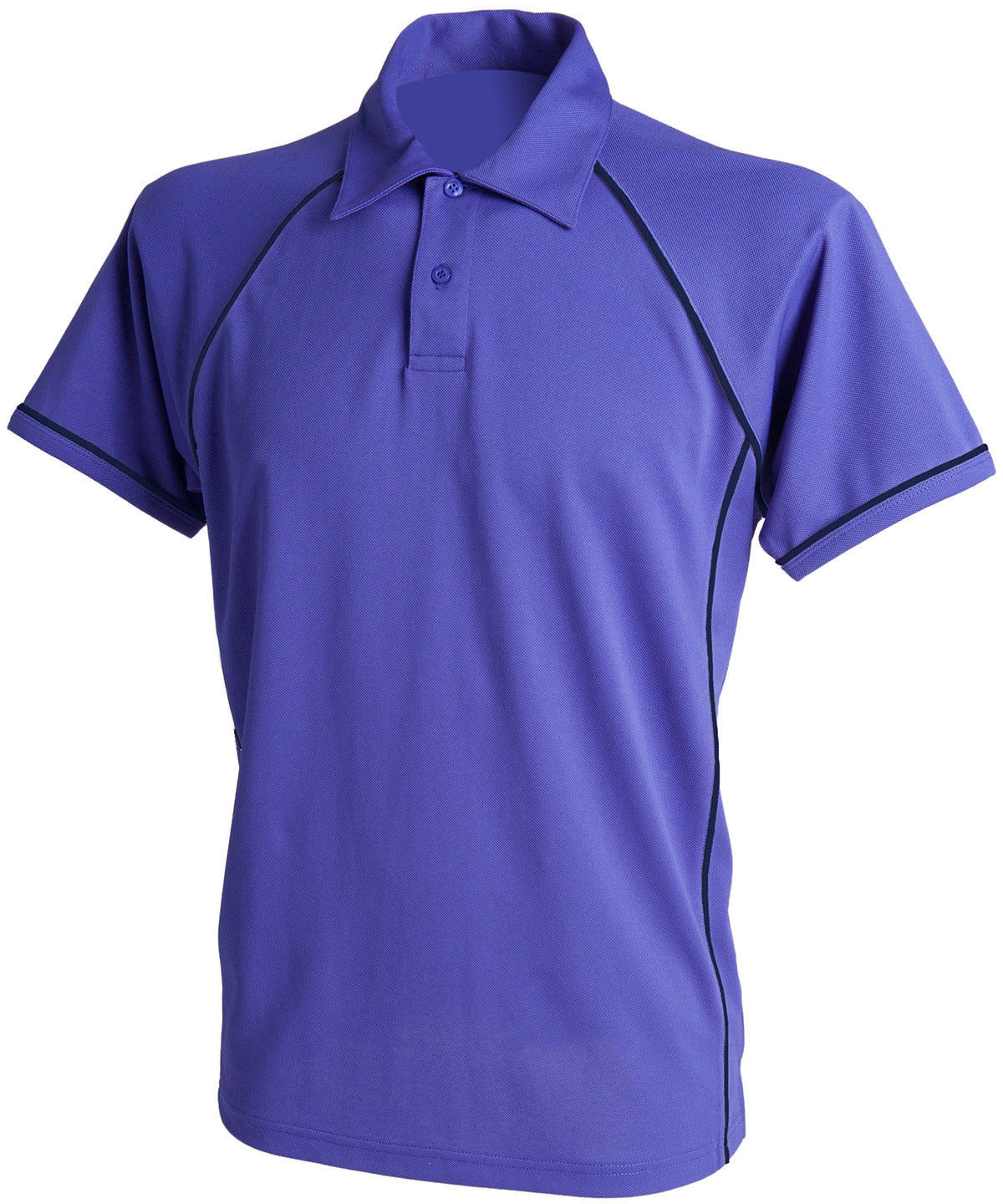 Piped performance polo