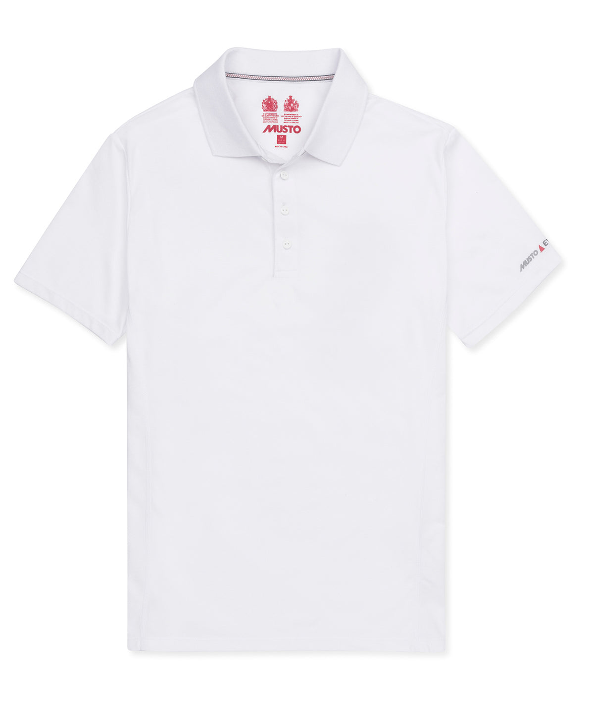 White - Evolution sunblock short sleeve polo - GarmentEmbroidery