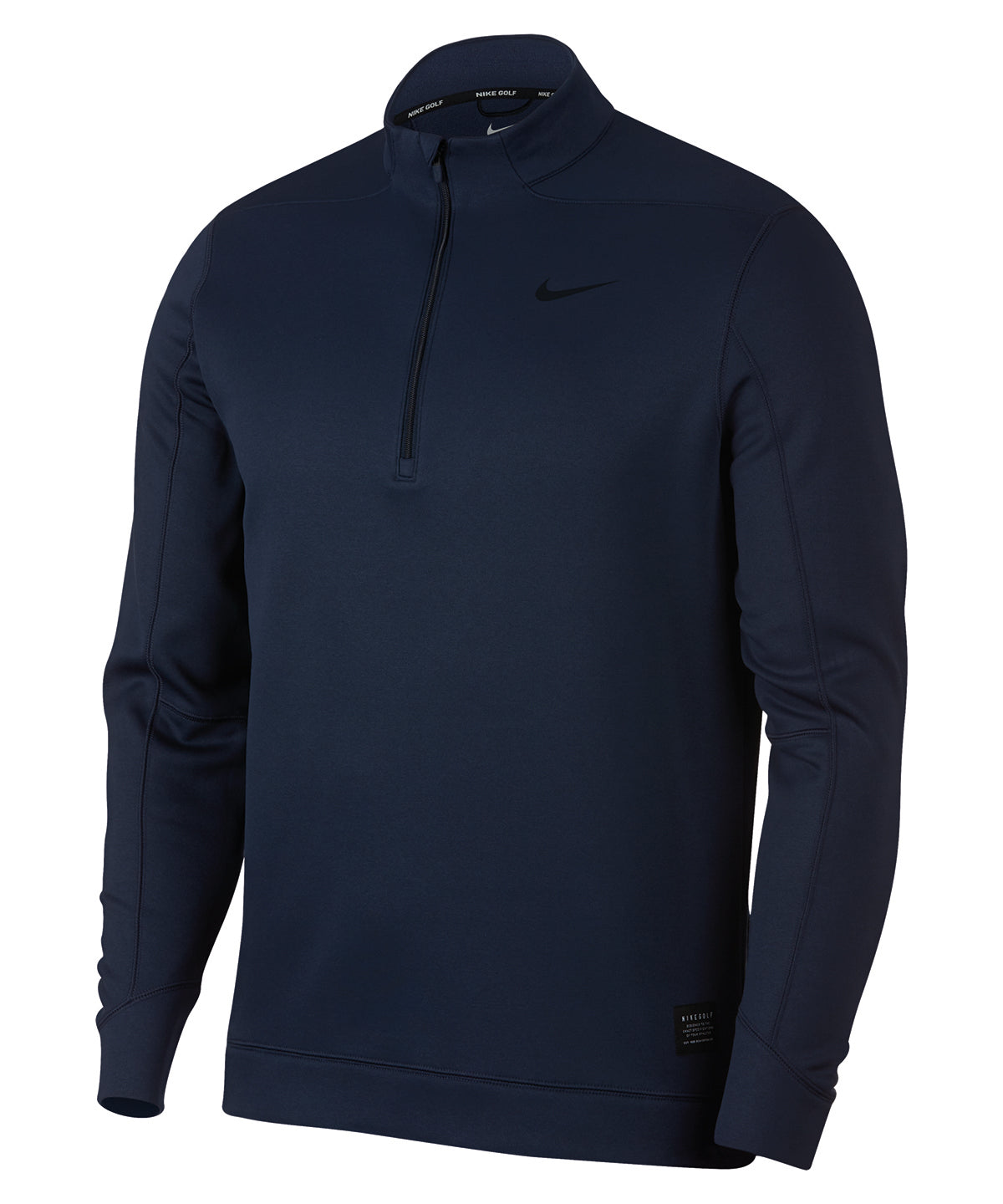 College Navy/White - Therma RPL top half-zip - GarmentEmbroidery