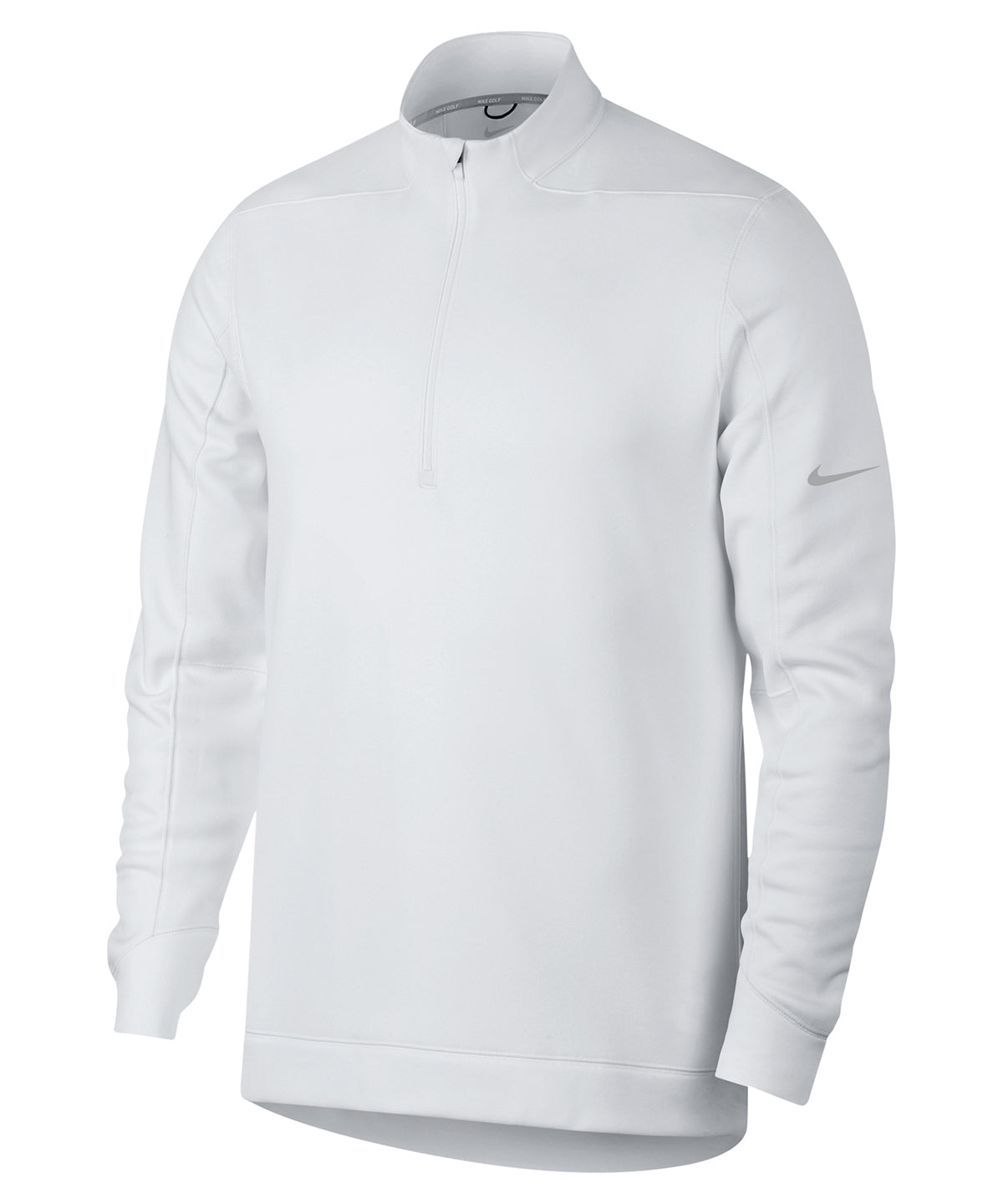White/Silver - Therma RPL top half-zip - GarmentEmbroidery