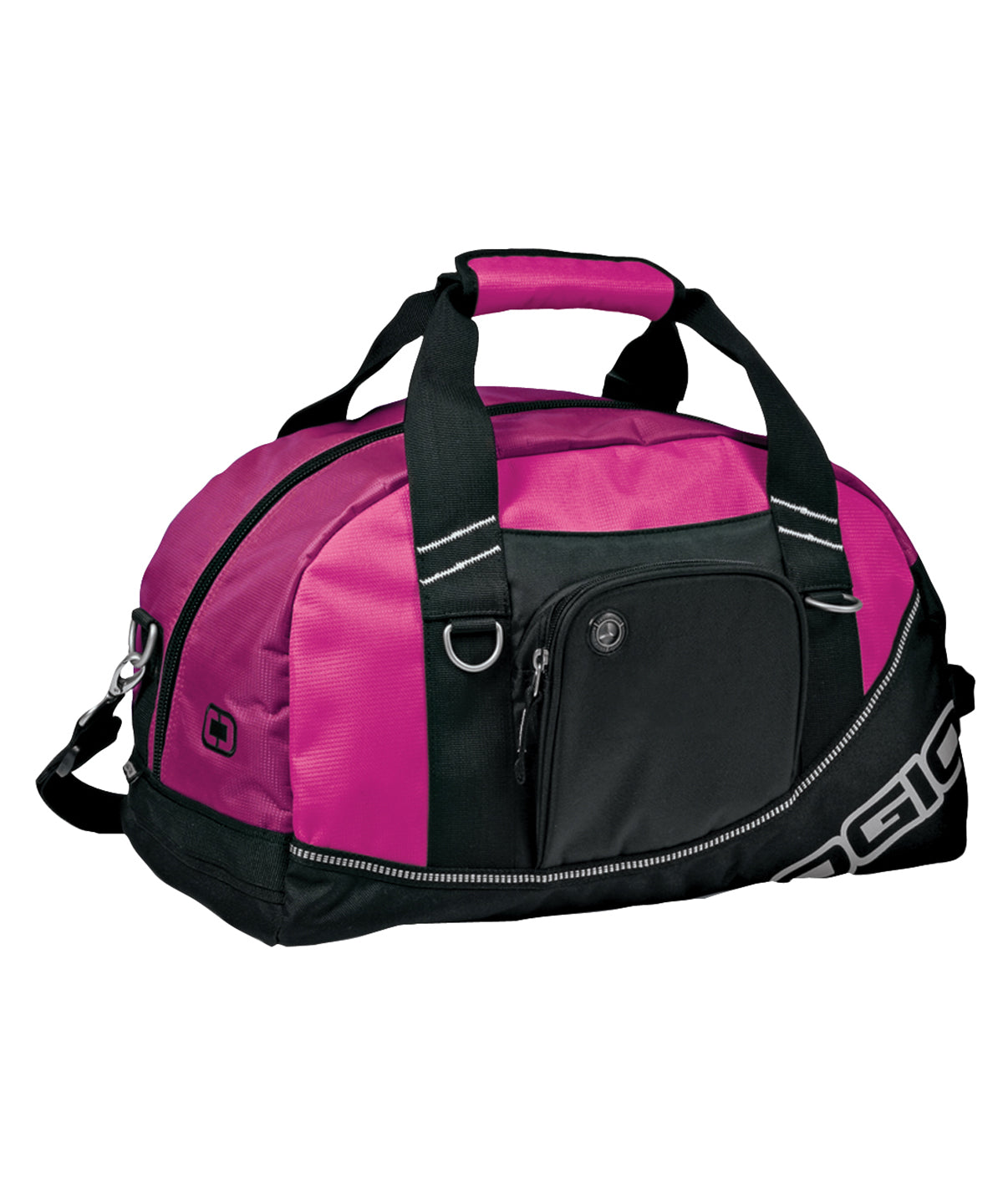 HotPink/Black - Half dome sports bag - GarmentEmbroidery