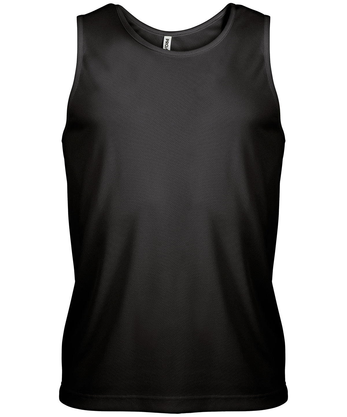 Black - Men's sports vest - GarmentEmbroidery